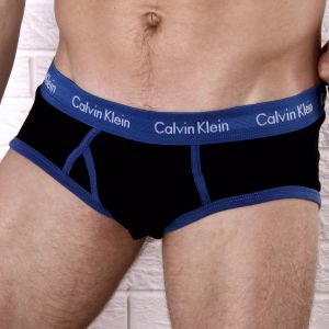 undefined Мужские трусы брифы Calvin Klein 365 Black Blue Brief undefined