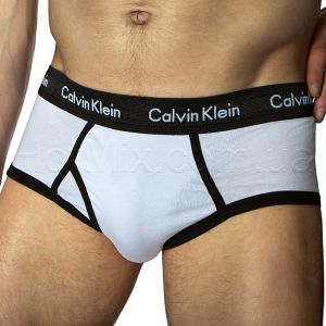 undefined Мужские трусы брифы Calvin Klein 365 White Black Brief undefined