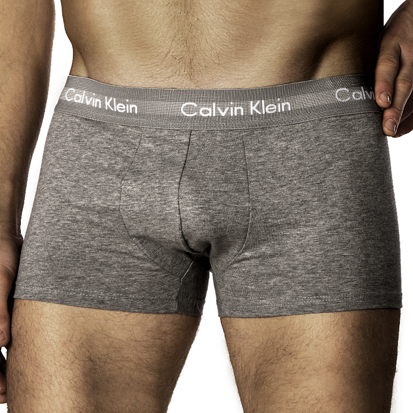 Мужские боксеры Calvin Klein 365 серые NEW фото 1