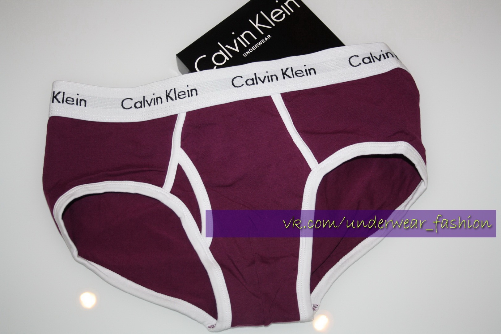 Мужские трусы брифы Calvin Klein 365 Violet Brief фото 2