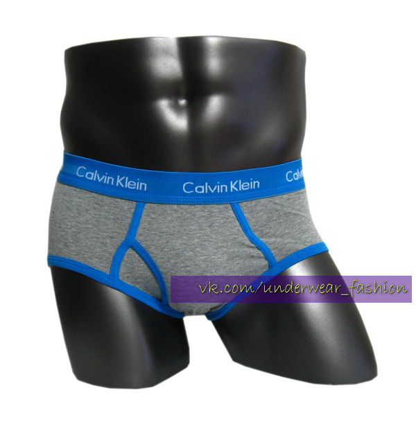 Мужские трусы брифы Calvin Klein 365 Grey Blue Brief фото 2