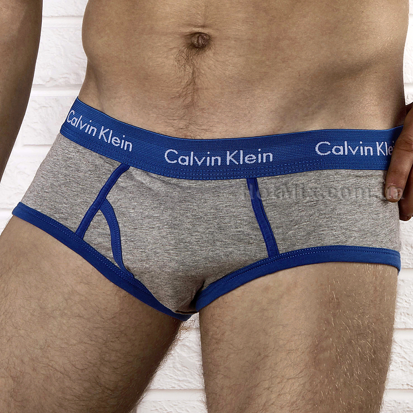 Мужские трусы брифы Calvin Klein 365 Grey Blue Brief фото 1