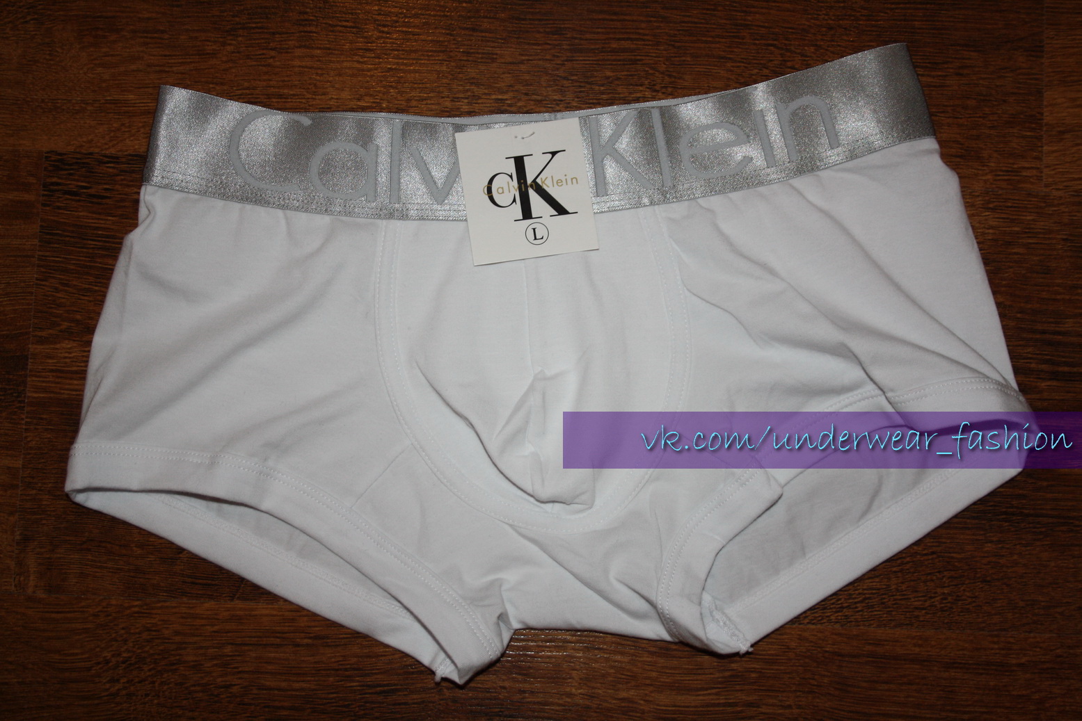 Мужские боксеры Calvin Klein Boxer Steel White фото 2