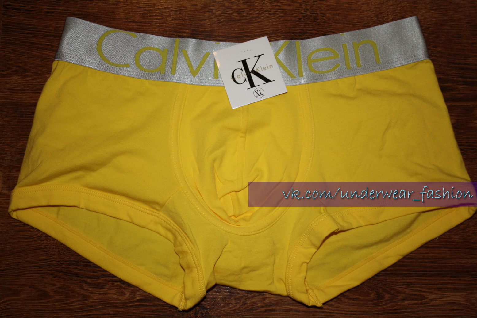 Мужские боксеры Calvin Klein Boxer Steel Yellow фото 3
