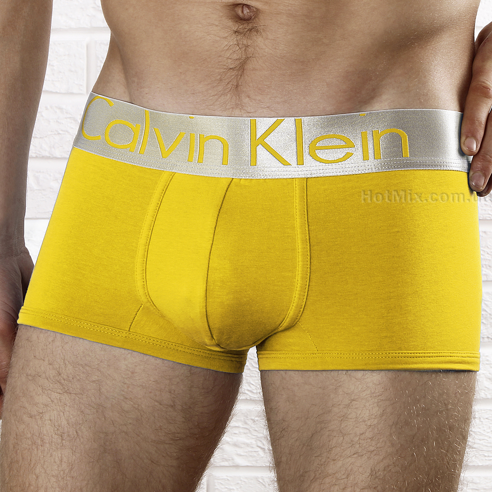 Мужские боксеры Calvin Klein Boxer Steel Yellow фото 1