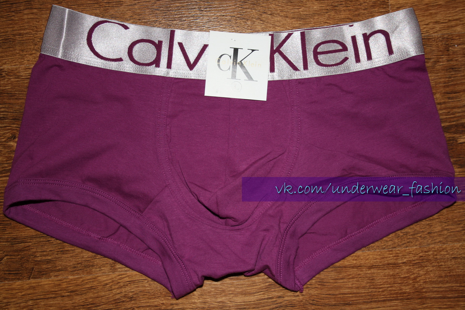 Мужские боксеры Calvin Klein Boxer Steel Purple фото 5