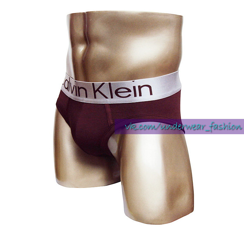Мужские трусы брифы Calvin Klein Brief Steel Brown фото 3