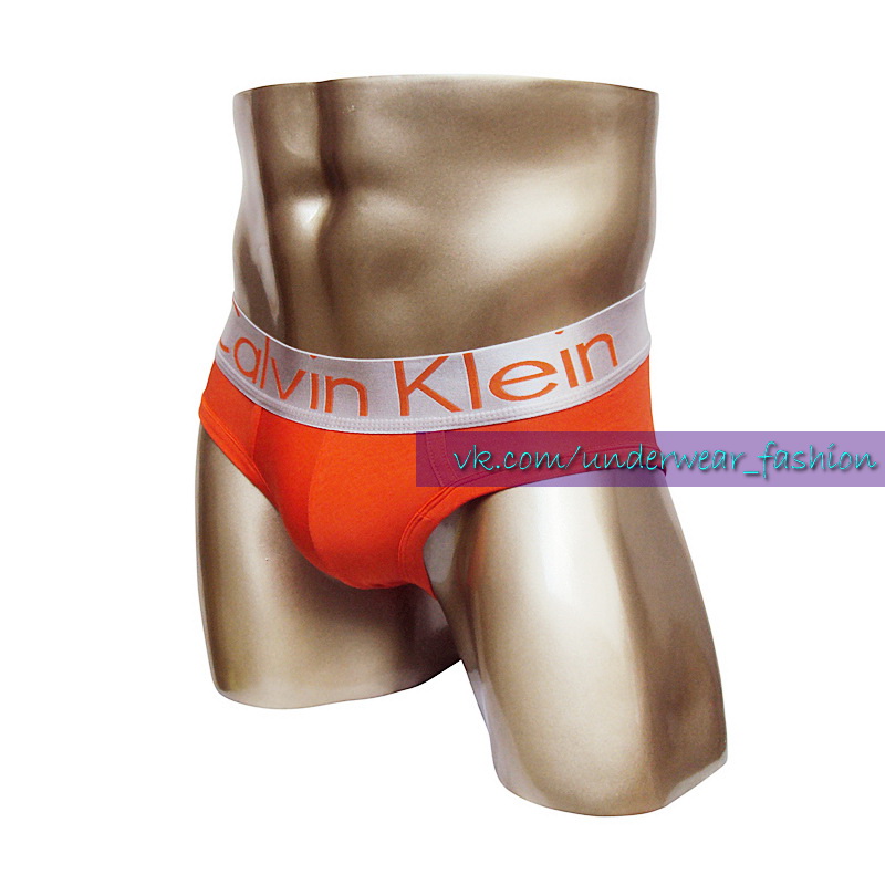 Мужские трусы брифы Calvin Klein Brief Steel Orange фото 3
