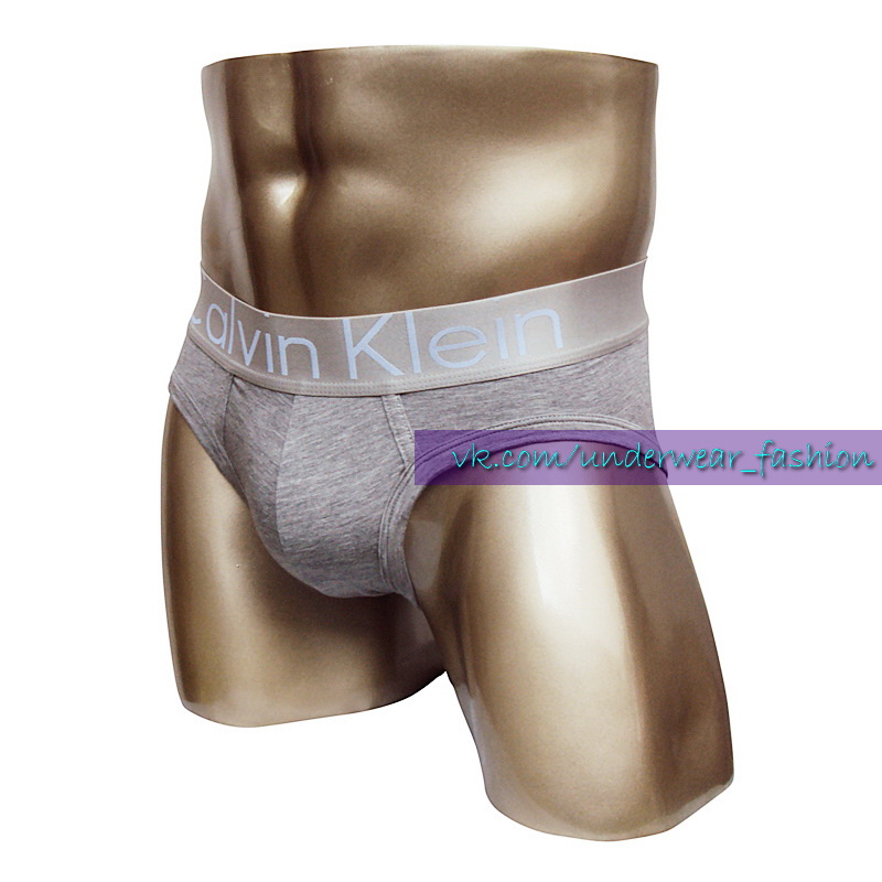 Мужские трусы брифы Calvin Klein Brief Steel Grey фото 3