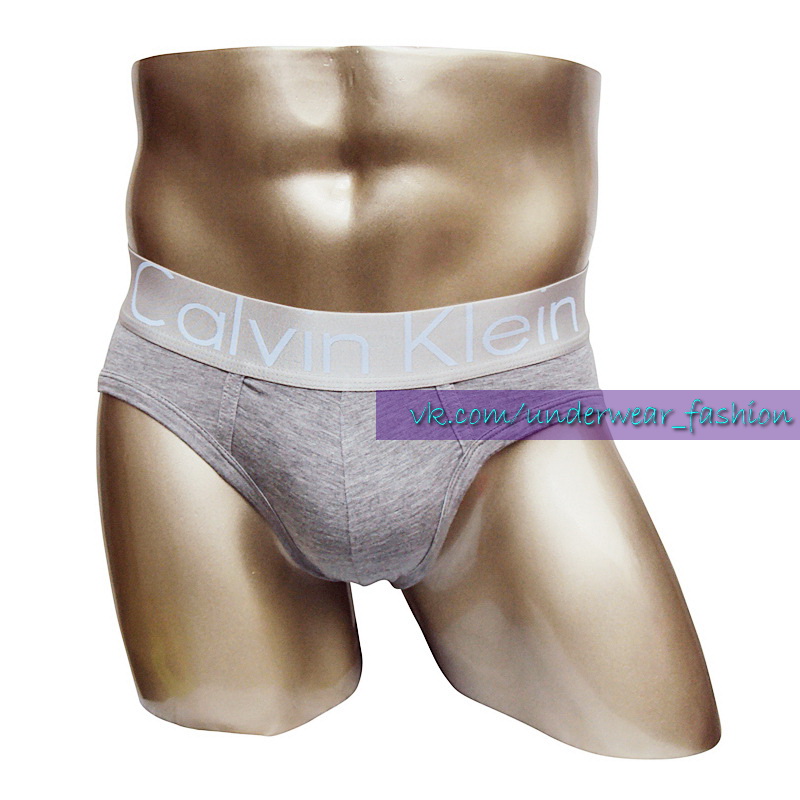 Мужские трусы брифы Calvin Klein Brief Steel Grey фото 2