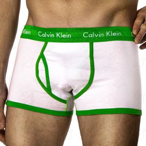 undefined Мужские боксеры Calvin Klein 365 Белые зеленый кант undefined